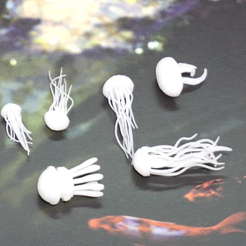 3шт Морских биологических моделей Мини-подвеска в форме медузы, формы из смолы и эпоксидной смолы, принадлежности для рукоделия