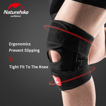 Naturehike Sports Поддержка колена, Амортизация, Дышащий защитный чехол для бега, Защита суставов для баскетбола и футбола на открытом воздухе