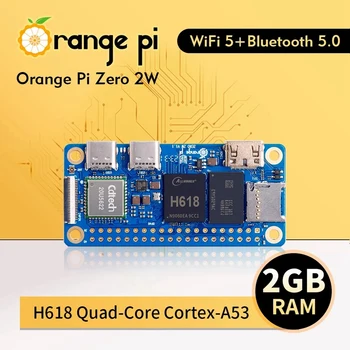 Orange Pi Zero 2W Development Board RAM DDR4 Mini PC Allwinner H618 Wifi Bluetooth 5,0 SBC Одноплатный компьютер