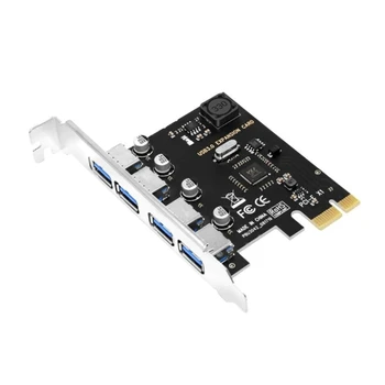 PCIe USB-концентратор Адаптер Контроллер Конвертер PCIExpress для настольных аксессуаров