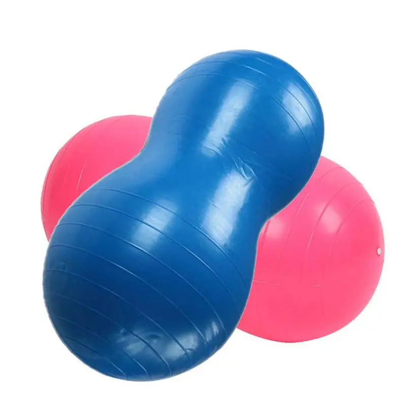 Мяч для йоги, мячи для фитнеса, Арахисовый балансирующий мяч, надувной толстый спортивный мяч для йоги, Арахисовый мяч для пилатеса, фитбол для родов с ручным насосом