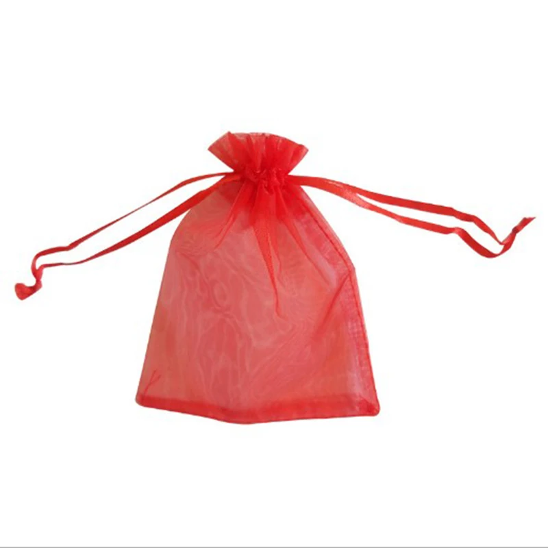 100шт Свадебный Рождественский подарок, сумки из органзы с возможностью рисования, дисплей для упаковки ювелирных изделий