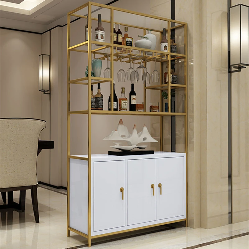 Винный шкаф с перегородкой в скандинавском стиле, современный минималистичный входной шкаф, комплектный винный шкаф для гостиной, винный стеллаж