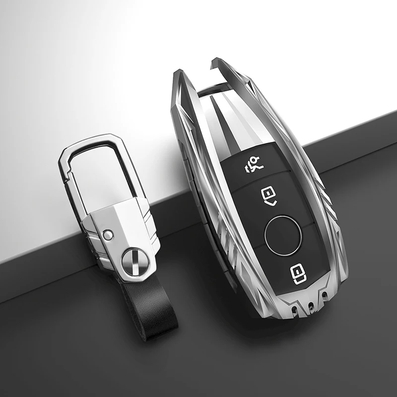 Чехол для Ключей От Автомобиля Из цинкового сплава Mercedes Benz AMG A C E S серии E200L E300L C260L E260 W204 W212 W176 CLA GLA Аксессуары