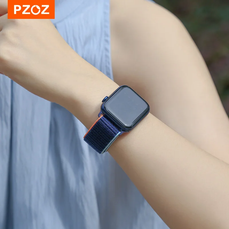 PZOZ Браслет-ремешки для Apple Watch 8 7 6 SE 5 4 49 мм 42 мм 38 мм 44 мм 40 мм 41 мм 45 мм Ремешок для наручных часов серии iWatch