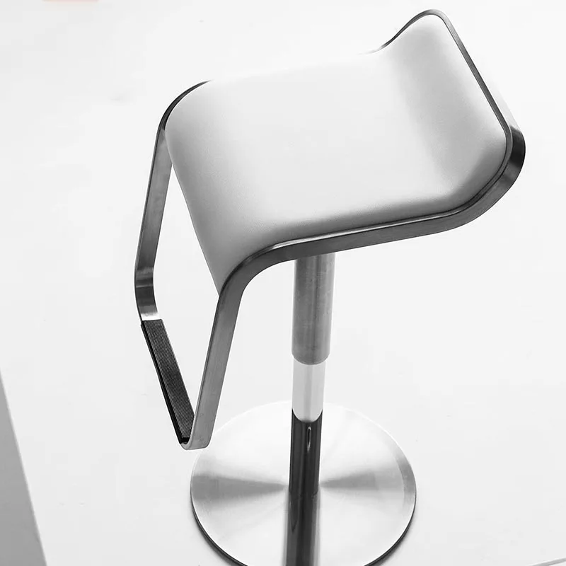Кухня Белые барные стулья Регулируемые Поворотные Современные минималистичные барные стулья Стойка регистрации Европейская Cadeira Ergonomica Украшения для дома
