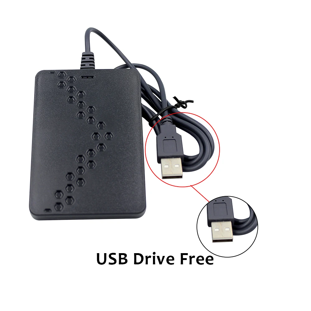 Двухчастотный 125 кГц + 13,56 МГц RFID-Считыватель Чувствительности Smart Window USB Proximity Reader Поддерживает Карту EM4100 TK4100 EM4305