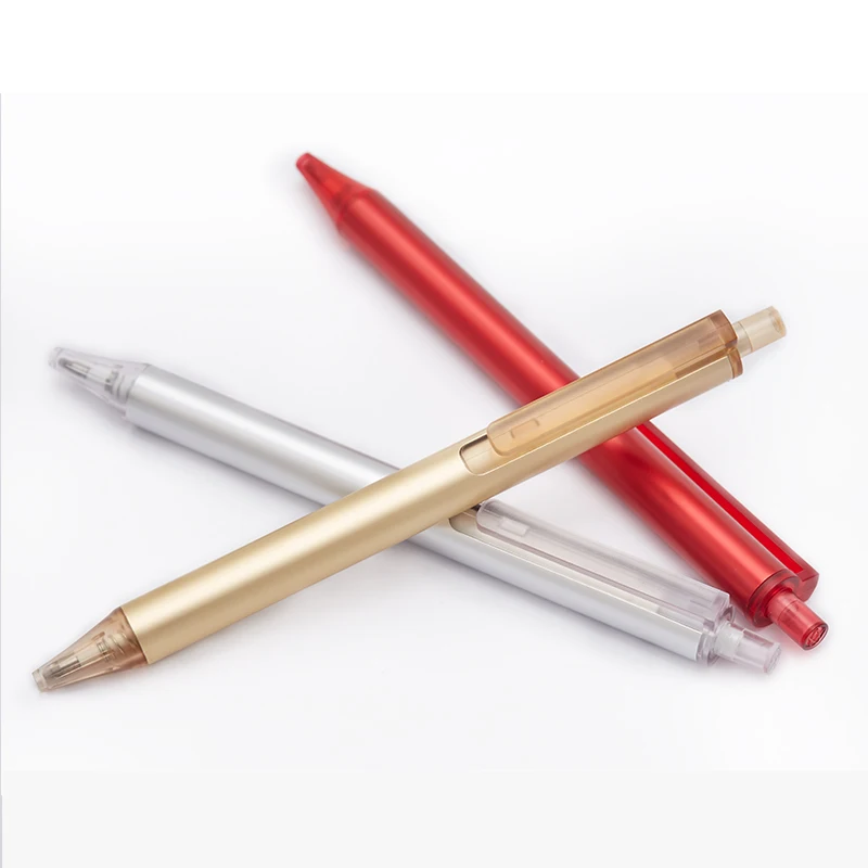 Металлическая ручка для подписи KACO TUBE K1001 Гелевая ручка черная ручка 0,5 мм 1ШТ