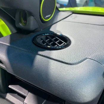 Для Honda Vezel HR-V E: HEV 2021 2022 ABS Черная Приборная Панель Автомобиля Рамка Кондиционера Вентиляционные Отверстия Отделка Розетки Аксессуары Для интерьера