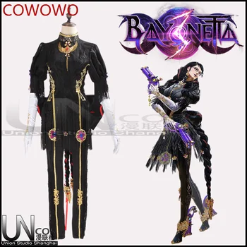 Игра Bayonetta 3 Байонетта Косплей Костюм Черный Сексуальный комбинезон Женская Боевая форма Хэллоуин Карнавальные Наряды для вечеринок Cos Одежда