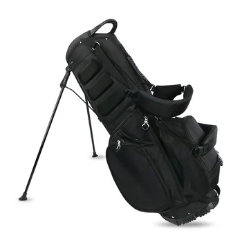 оптовая продажа водонепроницаемой холщовой сумки-подставки для гольфа на заказ для поля для гольфа и тренировок с подставкой