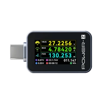 Портативный тестер USB-C ChargerLAB POWER-Z C240, цифровой измеритель мощности, поддерживает 240 Вт pd3.1 qc5.0, USB-C телефоны, ноутбуки, зарядные устройства