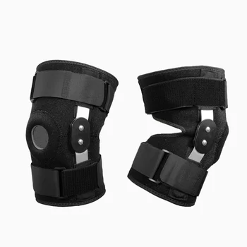 Регулируемый коленный бандаж из 2 предметов, предотвращающий натирание, с технологией шарнирной поддержки колена, подходит для облегчения боли в суставах.