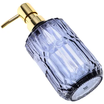 Стеклянная лейка-диспенсер для мыла для рук с насосом, бутылки для душа в ванной комнате