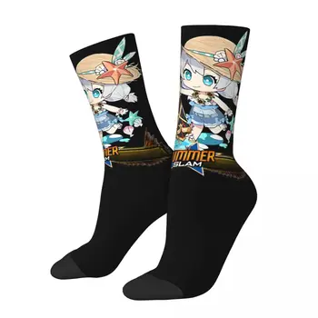 Хип-хоп Винтажные мужские носки Go Travel Cute Girl Crazy Унисекс, летние носки с рисунком Аниме Harajuku, бесшовные носки для экипажа с принтом