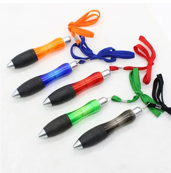 Шариковая ручка 15шт с ремешком, фирменные шариковые ручки с черными чернилами, офисные школьные канцелярские принадлежности для письма
